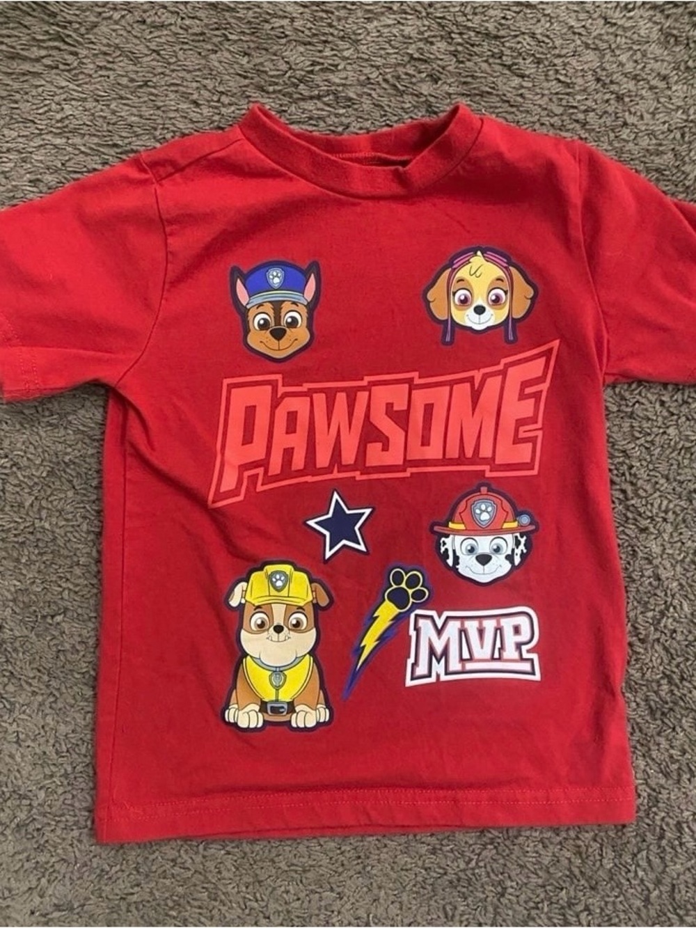 Boys Paw Patrol Pawsome Shirt size 5t - Picture 8 of 8